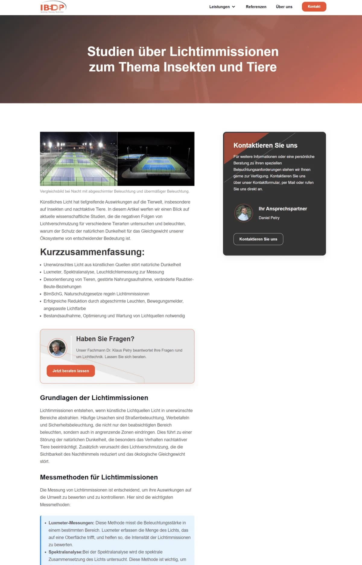 Wissensbereich im Frontend: Fachinhalte ansprechend präsentiert