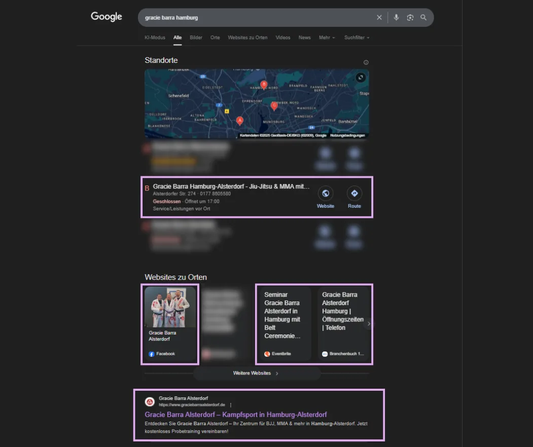 Website von Gracie Barra Alsterdorf
