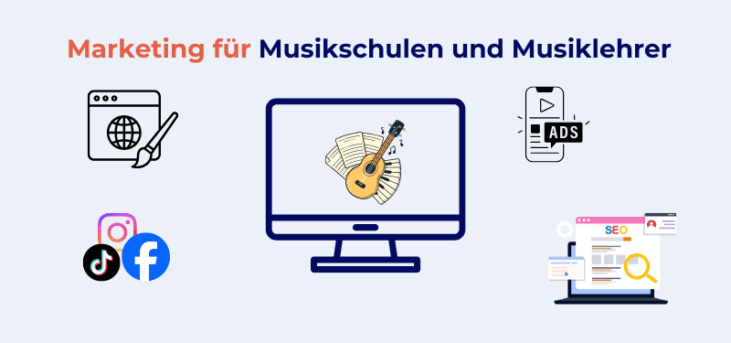Online-Marketing für Musikschulen und Musiklehrer: Mit SEO & Webdesign zu vollen Kursen