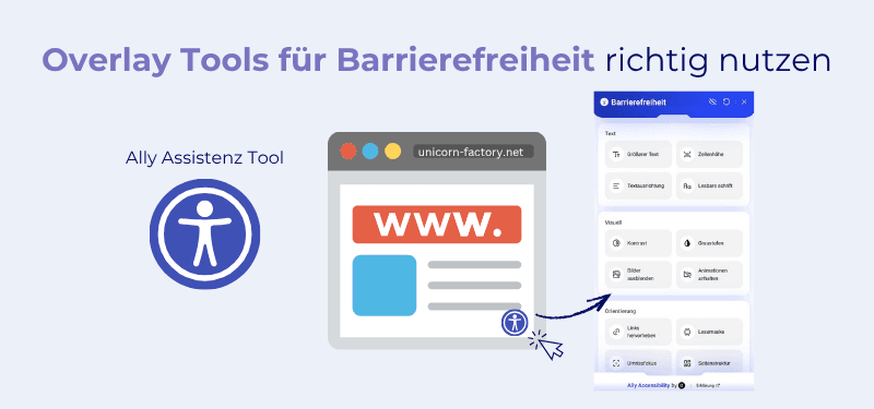 Overlay Tools für Barrierefreiheit: Segen oder Risiko für Ihre Website?