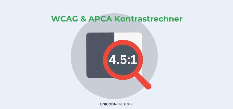 WCAG & APCA Kontrastrechner