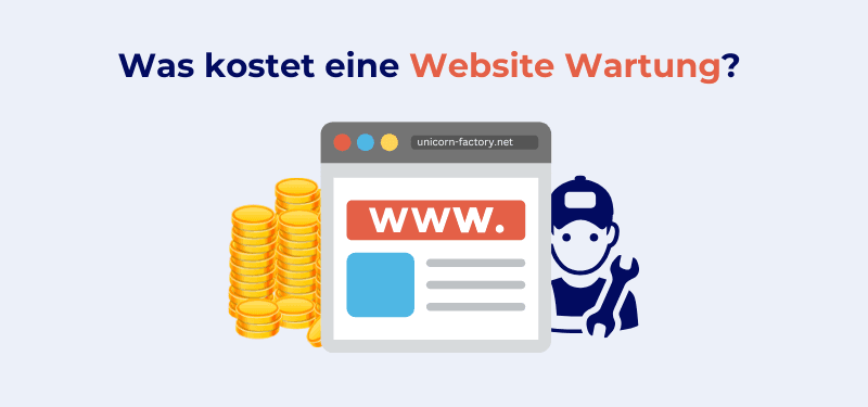Website Wartung Kosten: Womit Sie rechnen müssen
